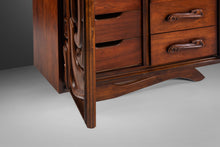 Load image into Gallery viewer, Pulaski Oceanic Tall Wardrobe / Gentlemen's Dresser, USA, c. 1960's-ABT Modern