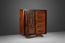 Load image into Gallery viewer, Pulaski Oceanic Tall Wardrobe / Gentlemen's Dresser, USA, c. 1960's-ABT Modern