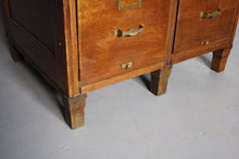 Load image into Gallery viewer, RARE - Stunning Oak Library Bureau Filing Cabinet from Early 1900s-ABT Modern
