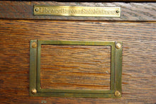 Load image into Gallery viewer, RARE - Stunning Oak Library Bureau Filing Cabinet from Early 1900s-ABT Modern
