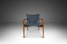 Load image into Gallery viewer, Rare Angular Lounge Chair / Armchair with Sculpted Back in Walnut After Nanna Ditzel, c. 1950s-ABT Modern