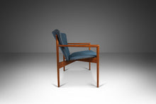 Load image into Gallery viewer, Rare Angular Lounge Chair / Armchair with Sculpted Back in Walnut After Nanna Ditzel, c. 1950s-ABT Modern