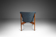 Load image into Gallery viewer, Rare Angular Lounge Chair / Armchair with Sculpted Back in Walnut After Nanna Ditzel, c. 1950s-ABT Modern