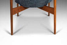 Load image into Gallery viewer, Rare Angular Lounge Chair / Armchair with Sculpted Back in Walnut After Nanna Ditzel, c. 1950s-ABT Modern