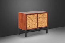 Load image into Gallery viewer, Rare Buffet / Bar Cabinet / Sideboard in Walnut w/ Cork Front by Jack Cartwright for Founders, USA, c. 1960's-ABT Modern