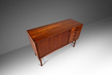 Load image into Gallery viewer, Rare Danish Modern Sideboard w/ Tambour Door in Teak by Peter Hvidt & Orla Mølgaard for Søborg, Denmark, c. 1956-ABT Modern