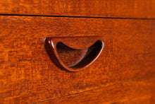 Load image into Gallery viewer, Rare Danish Modern Sideboard w/ Tambour Door in Teak by Peter Hvidt & Orla Mølgaard for Søborg, Denmark, c. 1956-ABT Modern