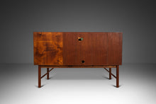 Load image into Gallery viewer, Rare Danish Modern Sideboard w/ Tambour Door in Teak by Peter Hvidt & Orla Mølgaard for Søborg, Denmark, c. 1956-ABT Modern