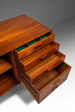 Load image into Gallery viewer, Rare Danish Modern Sideboard w/ Tambour Door in Teak by Peter Hvidt & Orla Mølgaard for Søborg, Denmark, c. 1956-ABT Modern