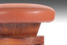 Load image into Gallery viewer, Rare Designer Bar Height Barstool in Walnut Attributed to Michael Taylor (2 Available) - Price is Per Unit, c. 1960s-ABT Modern