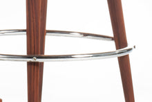 Load image into Gallery viewer, Rare Designer Bar Height Barstool in Walnut Attributed to Michael Taylor (2 Available) - Price is Per Unit, c. 1960s-ABT Modern