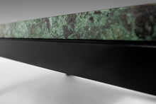 Load image into Gallery viewer, Rare Edward Wormley for Dunbar Green Marble Cocktail Table / Coffee Table Set on an Ebony Black Base, c. 1950-ABT Modern