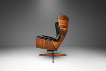 Load image into Gallery viewer, Rare George Mulhauser for Plycraft Mr. Chair Wingback Lounge Chair and Ottoman, USA, c. 1960s-ABT Modern