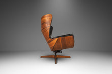 Load image into Gallery viewer, Rare George Mulhauser for Plycraft Mr. Chair Wingback Lounge Chair and Ottoman, USA, c. 1960s-ABT Modern