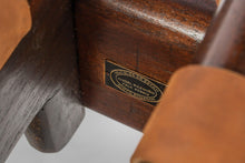 Load image into Gallery viewer, Rare Mid-Century Modern Loveseat in Solid Fruitwood & Leather by Angel Pazmino, Ecuador, c. 1960's-ABT Modern
