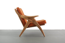 Load image into Gallery viewer, Rare Mid Century Modern Set of Two High back Chairs "Knot" Chairs by De Ster Gelderland in Solid Walnut-ABT Modern