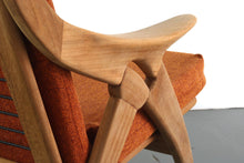 Load image into Gallery viewer, Rare Mid Century Modern Set of Two High back Chairs "Knot" Chairs by De Ster Gelderland in Solid Walnut-ABT Modern