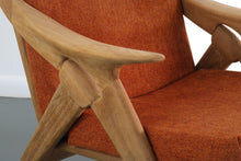 Load image into Gallery viewer, Rare Mid Century Modern Set of Two High back Chairs "Knot" Chairs by De Ster Gelderland in Solid Walnut-ABT Modern