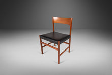 Load image into Gallery viewer, Rare Set of Six (6) 'Model 9' Dining Chairs by Arne Halvorsen for L. Jacobsen Møbelsnekkeri in Teak and Patinaed Leather, Norway, c. 1960's-ABT Modern