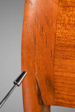 Load image into Gallery viewer, Rare Set of Six (6) 'Model 9' Dining Chairs by Arne Halvorsen for L. Jacobsen Møbelsnekkeri in Teak and Patinaed Leather, Norway, c. 1960's-ABT Modern