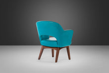 Load image into Gallery viewer, Rare Set of Two (2) Lounge Chairs by Patrician Furniture in Original Teal Vinyl w/ Walnut Legs, c. 1960s-ABT Modern