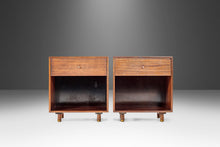 Load image into Gallery viewer, Rare Set of Two (2) Mid Century Modern End Tables in Mahogany by Harvey Probber, USA, c. 1960's-ABT Modern