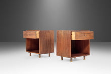 Load image into Gallery viewer, Rare Set of Two (2) Mid Century Modern End Tables in Mahogany by Harvey Probber, USA, c. 1960's-ABT Modern
