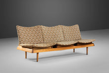 Load image into Gallery viewer, Rare Three Chair Modular Seating Bench / Sofa in Walnut by Gerald McCabe, USA, c. 1960's-ABT Modern