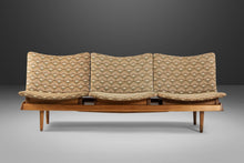 Load image into Gallery viewer, Rare Three Chair Modular Seating Bench / Sofa in Walnut by Gerald McCabe, USA, c. 1960's-ABT Modern