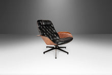 Load image into Gallery viewer, Rare Tufted Mr. Chair with Star Base by George Mulhauser for Plycraft in Walnut, USA, c. 1960's-ABT Modern