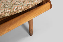 Load image into Gallery viewer, Rare Two Chair Modular Seating Bench / Sofa in Walnut by Gerald McCabe, USA, c. 1960's-ABT Modern