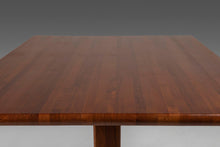 Load image into Gallery viewer, Rental of the Danish Modern Teak Butcherblock Dining Table / Desk / Workspace, c. 1970s-ABT Modern