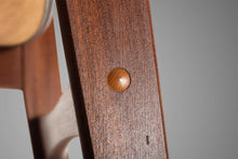 Load image into Gallery viewer, Rental of the Set of Six (6) Danish Modern Dining Chairs in Teak & Naugahyde by Poul Volther for Frem Røjle, Denmark, c. 1960's-ABT Modern