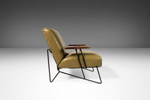 Load image into Gallery viewer, Restored Wrought Iron Chair and Ottoman by Dan Johnson for Pacific Iron, USA-ABT Modern