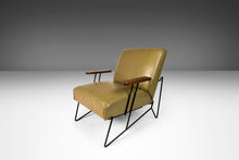 Load image into Gallery viewer, Restored Wrought Iron Chair and Ottoman by Dan Johnson for Pacific Iron, USA-ABT Modern