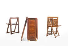 Load image into Gallery viewer, Romanian Drop Leaf Dining Table with Stow Away Four Chairs-ABT Modern