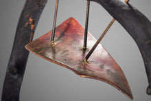 Load image into Gallery viewer, 'Rooted in the Earth' Organic Sculptural Art Composed of Ebonized Wood and Patinaed Copper, Anon., c. 1960s-ABT Modern