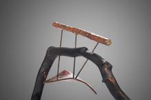 Load image into Gallery viewer, 'Rooted in the Earth' Organic Sculptural Art Composed of Ebonized Wood and Patinaed Copper, Anon., c. 1960s-ABT Modern