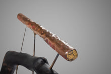 Load image into Gallery viewer, 'Rooted in the Earth' Organic Sculptural Art Composed of Ebonized Wood and Patinaed Copper, Anon., c. 1960s-ABT Modern