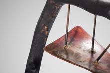 Load image into Gallery viewer, 'Rooted in the Earth' Organic Sculptural Art Composed of Ebonized Wood and Patinaed Copper, Anon., c. 1960s-ABT Modern