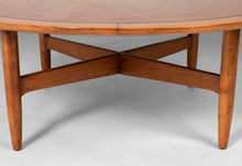 Load image into Gallery viewer, Round Coffee Table and Pair of 2-Tier End Tables Attributed to Lubberts & Mulder for Tomlinson, c. 1960s-ABT Modern