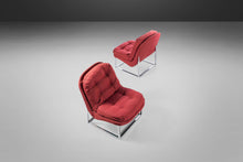 Load image into Gallery viewer, Scoop Lounge Chairs with Sturdy Chrome Bases, Attributed to Milo Baughman, USA, c. 1970's-ABT Modern