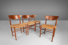 Load image into Gallery viewer, Set Of Four (4) Model 317 Dining Chairs by Peter Hvidt And Orla Möllgaard Nielsen for Soborg Mobelfabrik, c. 1956-ABT Modern