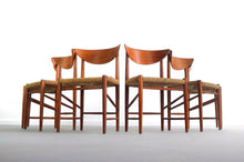 Load image into Gallery viewer, Set Of Six (6) Dining Chairs Designed By Peter Hvidt And Orla Mollgaard Nielsen, Denmark-ABT Modern