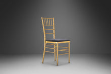 Load image into Gallery viewer, Set of 4 Bamboo Hollywood Regency Dining Chairs Powder Coated in Gold, c. 1970's-ABT Modern