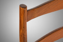 Load image into Gallery viewer, Set of 4 Mid Century Danish Modern Contoured Ladder Back Dining Chairs in Teak by Torbjorn Afdal for Vamo-ABT Modern