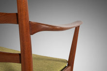 Load image into Gallery viewer, Set of 4 Mid Century Danish Modern Contoured Ladder Back Dining Chairs in Teak by Torbjorn Afdal for Vamo-ABT Modern