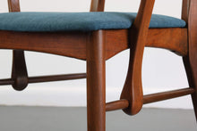 Load image into Gallery viewer, Set of 8 Danish Modern Teak Ladder Back Niels Koefoeds Dining Chairs Hornslet-ABT Modern