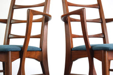 Load image into Gallery viewer, Set of 8 Danish Modern Teak Ladder Back Niels Koefoeds Dining Chairs Hornslet-ABT Modern