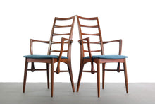 Load image into Gallery viewer, Set of 8 Danish Modern Teak Ladder Back Niels Koefoeds Dining Chairs Hornslet-ABT Modern